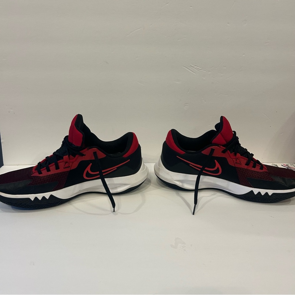 Nike Precision 6 Red/Black Athletic Sneakers with Breathable Mesh Mens Size 11